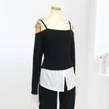 【17491】ドッキングシャツデザイントップス | SneepDip | 詳細画像3