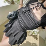 ブラック | 【17494】ホルターネックトップス＆ミニスカート	 | SneepDip