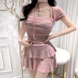 【17494】ホルターネックトップス＆ミニスカート	 | SneepDip | 詳細画像6 