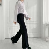 【17499】ストレッチフレアロングパンツ | SneepDip | 詳細画像6 