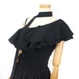 【17500】 シャーリングワンショルロングワンピース	 | SneepDip | 詳細画像6 