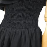 【17500】 シャーリングワンショルロングワンピース	 | SneepDip | 詳細画像7 