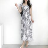 ホワイト | 【17504】ペイズリーロングワンピース	 | SneepDip