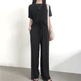 ブラック | 【17508】パンツセットアップ	 | SneepDip