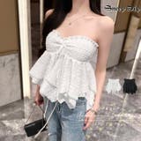 【17509】シャーリングチューブトップ	 | SneepDip | 詳細画像1 