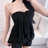 【17509】シャーリングチューブトップ	 | SneepDip | 詳細画像4 