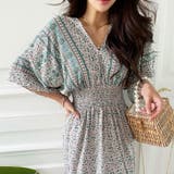 【17510】オリエンタルフラワーワンピース	 | SneepDip | 詳細画像4 