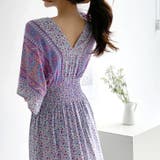 【17510】オリエンタルフラワーワンピース	 | SneepDip | 詳細画像7 