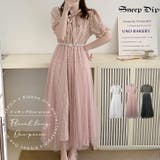 【17511】ふんわりチュールフラワーワンピース	 | SneepDip | 詳細画像1 