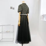 【17511】ふんわりチュールフラワーワンピース	 | SneepDip | 詳細画像3 