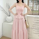 ピンク | 【17512】キャミ＆ロングスカートSET	 | SneepDip