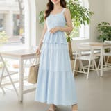 ブルー | 【17512】キャミ＆ロングスカートSET	 | SneepDip