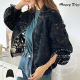 【17519】コード刺繍レースシアーブルゾン	 | SneepDip | 詳細画像1 