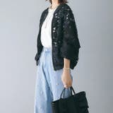 【17519】コード刺繍レースシアーブルゾン	 | SneepDip | 詳細画像3 