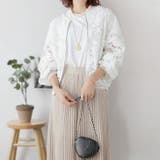 【17519】コード刺繍レースシアーブルゾン	 | SneepDip | 詳細画像5 