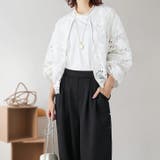 【17519】コード刺繍レースシアーブルゾン	 | SneepDip | 詳細画像6 