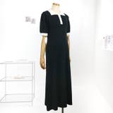 【17524】バイカラーニットポロワンピース	 | SneepDip | 詳細画像6 