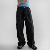 ブラック | 【17529】ドロストカーゴパンツ | SneepDip