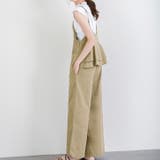 ベージュ | 【17532】バックフリルオールインワン	 | SneepDip