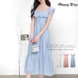 【17533】フリルショルダーロングワンピース	 | SneepDip | 詳細画像1 