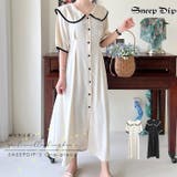 【17534】セーラーカラーロングワンピース	 | SneepDip | 詳細画像1 
