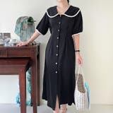 【17534】セーラーカラーロングワンピース	 | SneepDip | 詳細画像4 