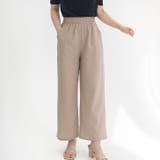 ベージュ | 【17535】ワイドイージーパンツ	 | SneepDip