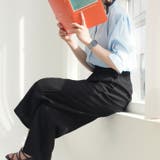 ブラック | 【17535】ワイドイージーパンツ	 | SneepDip