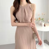 ベージュ | 【17542】ホルターネックキャミ＆スカートSET	 | SneepDip