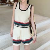 【17545】ボヘミアンタンク＆ショートパンツ	 | SneepDip | 詳細画像2 