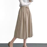 ベージュ | 【17546】タックワイドパンツ	 | SneepDip