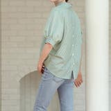 【17549】バルーンスリーブストライプブラウス	 | SneepDip | 詳細画像14 