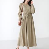 ベージュ | 【17564】セット風シンプルワンピース	 | SneepDip