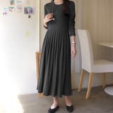 【17565】とろみプリーツワンピース	 | SneepDip | 詳細画像6 