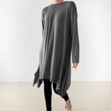 グレー | 【17566】アシメプルオーバーチュニック	 | SneepDip