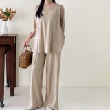 【17567】長袖ブラウス&パンツSET | SneepDip | 詳細画像3 