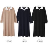 【17568】バイカラーポロシャツワンピース	 | SneepDip | 詳細画像11 