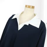 【17568】バイカラーポロシャツワンピース	 | SneepDip | 詳細画像8 