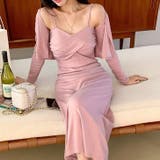 ピンク | 【17573】カーデ＆ツイストキャミワンピース	 | SneepDip