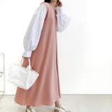 【17575】配色スリーブワンピース	 | SneepDip | 詳細画像4 