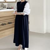 【17575】配色スリーブワンピース	 | SneepDip | 詳細画像5 