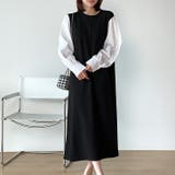 【17575】配色スリーブワンピース	 | SneepDip | 詳細画像6 