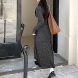 【17576】ふんわり柔らかリブワンピース	 | SneepDip | 詳細画像5 