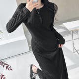 【17576】ふんわり柔らかリブワンピース	 | SneepDip | 詳細画像6 