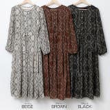 【17577】レトロペイズリーロングワンピース	 | SneepDip | 詳細画像11 