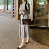 【17579】バックボタンきれいめワンピース	 | SneepDip | 詳細画像3 