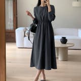 【17579】バックボタンきれいめワンピース	 | SneepDip | 詳細画像4 