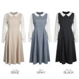 【17580】バイカラーロングワンピース	 | SneepDip | 詳細画像9 