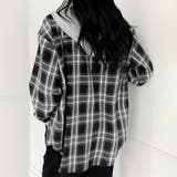 【17583】チェックフードシャツ	 | SneepDip | 詳細画像5 