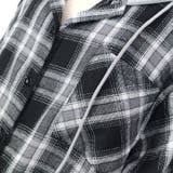 【17583】チェックフードシャツ	 | SneepDip | 詳細画像7 